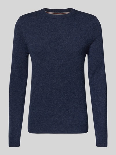 MCNEAL Gebreide pullover van wolmix met kasjmier Marineblauw gemêleerd - 2