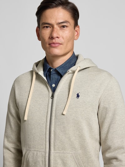 Polo Ralph Lauren Sweatjacke mit Kapuze Hellgrau 3