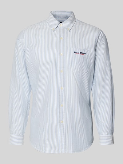 Polo Ralph Lauren Regular Fit Freizeithemd aus reiner Baumwolle Modell 'CLASSIC OXFORD' Bleu 2