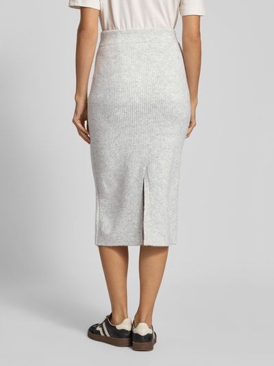 Vila Midirock mit elastischem Bund Modell 'KACHEL' Hellgrau 5