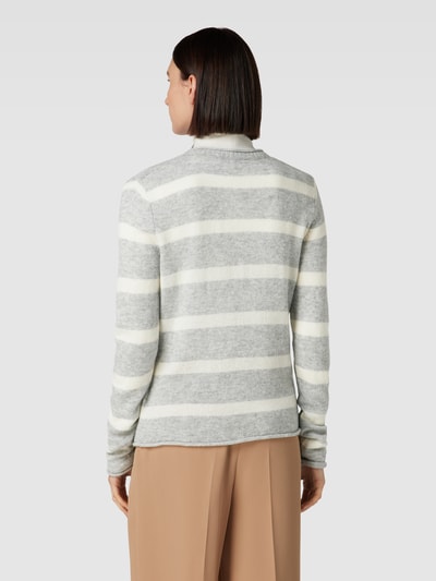 Tommy Hilfiger Strickpullover mit Rollsaum Hellgrau 5