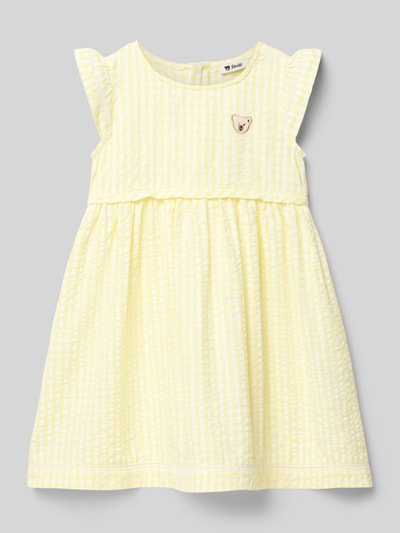 Steiff Regular Fit Kleid mit Logo-Detail Hellgelb 1