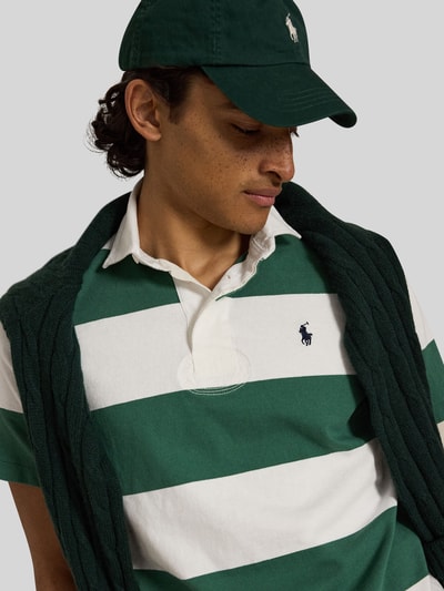 Polo Ralph Lauren Regular Fit Poloshirt aus reinem Baumwoll-Jersey Gruen 3