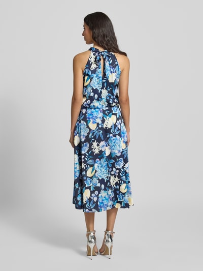 V by Vera Mont Cocktailkleid mit Neckholder Dunkelblau 5