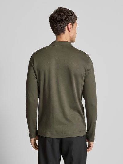 Christian Berg Men Regular Fit Poloshirt mit Knopfleiste Metallic Gruen 5