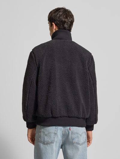 ONLY & SONS Regular Fit Bomberjacke in Kunstfell-Optik Modell 'RAY' Anthrazit 5