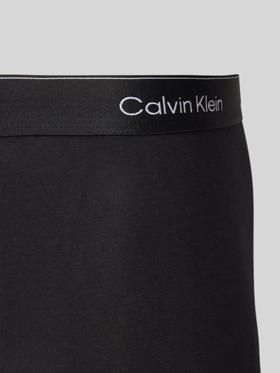 Calvin Klein Underwear Regular Fit Trunks aus Baumwoll-Mix im 3er-Pack Black 2