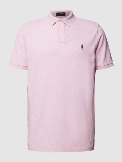 Polo Ralph Lauren Poloshirt met labelstitching Felroze - 2