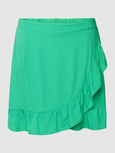 Vero Moda Minirok met volants, model 'MYMILO' Lichtgroen - 2