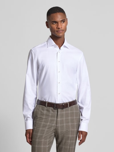 ETERNA Slim Fit Business-Hemd mit Kentkragen Weiss 4