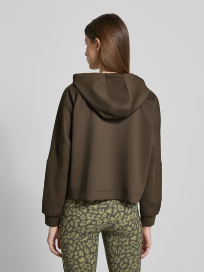 Marc Cain Hoodie mit Tunnelzug Khaki 5