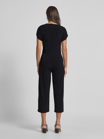 More & More Jumpsuit mit V-Ausschnitt und Bindegürtel Black 5