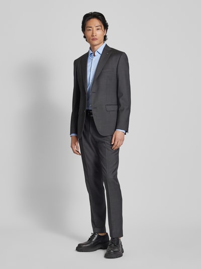 BOSS Slim Fit Business-Hemd mit Kentkragen Modell 'Hank' Bleu 1