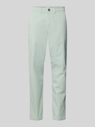 Produktfoto, Slim Fit Chino aus Bio-Baumwoll-Mix Modell '175-SLIM NEW MILES' van SELECTED HOMME, look: effen, mix van biologisch katoen