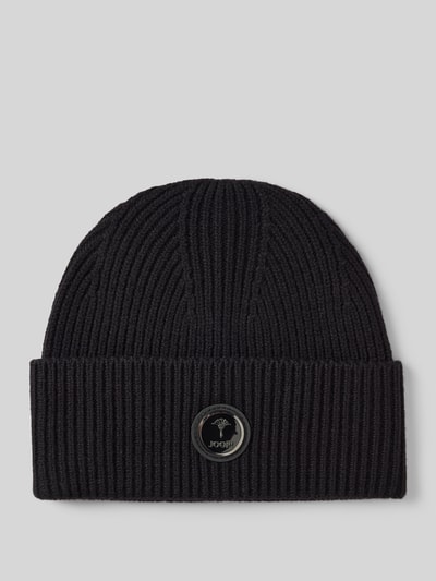 JOOP! Collection Beanie mit Label-Badge Modell 'Feranto' Black 1