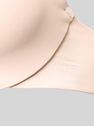 Triumph Biustonosz usztywniany z fiszbinami i dekoltem typu balkonetka Beżowy 2