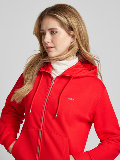 Gant Sweatjacke mit Kapuze Rot 3