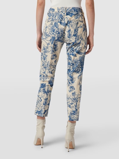 Weekend Max Mara Chino met bloemenmotief, model 'Monia' Ecru - 5