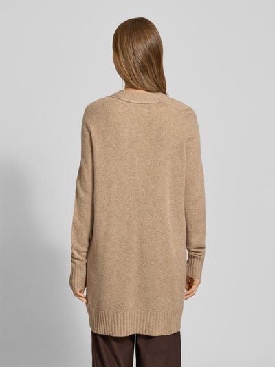 Fynch-Hatton Kardigan rozpinany o kroju loose fit z czystej wełny Beżowy 5