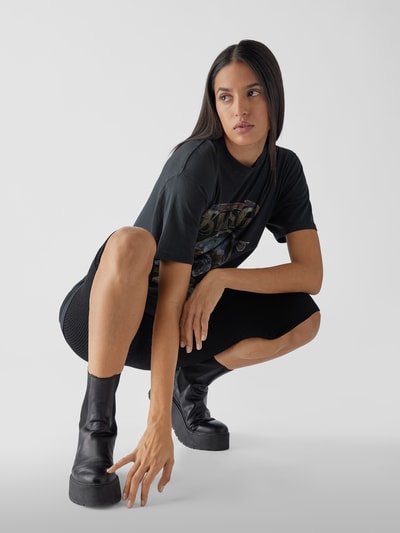 Anine Bing T-Shirt mit Motiv-Print Schwarz 6