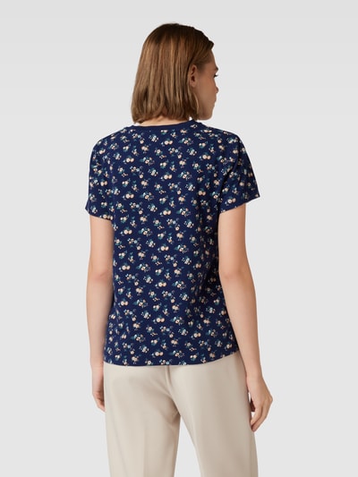 Levi's® T-shirt met gebloemd all-over motief Rookblauw - 5