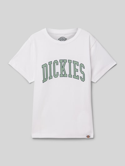 Dickies T-Shirt mit Label-Print Modell 'AITKIN' Weiss 1