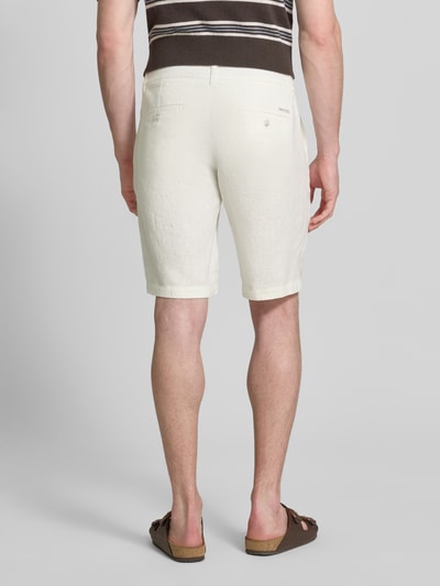 Marc O'Polo Regular Fit Shorts aus reinem Leinen Modell 'RESO JOGGER' Offwhite 5