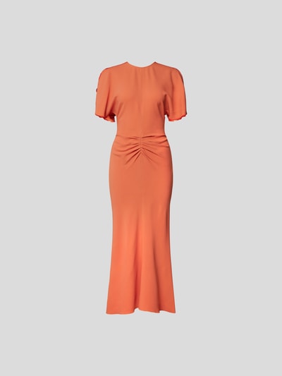 Victoria Beckham Maxikleid aus Viskose-Mix Koralle 2