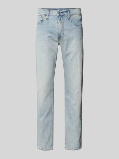 Levi's® Tapered Fit Jeans aus Baumwoll-Leinen-Mix Modell '502®' Hellblau 2