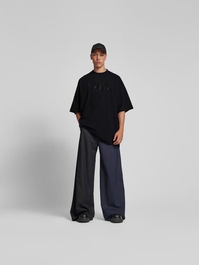 VETEMENTS Oversized T-Shirt mit Label-Detail Black 1