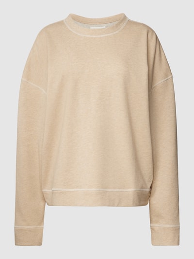 Marc O'Polo Sweatshirt mit überschnittenen Schultern Modell 'FRENCH TERRY' Beige 2