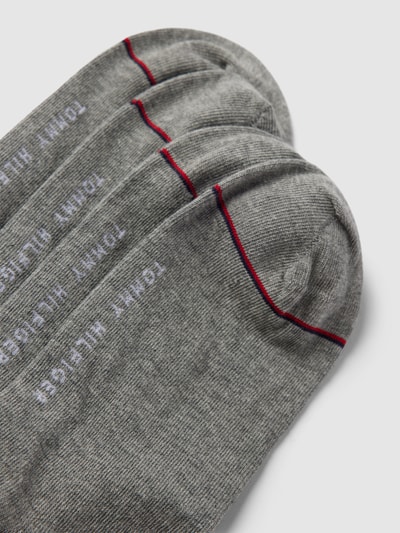 Tommy Hilfiger Socken mit elastischem Bündchen
 im 4er-Pack Mittelgrau Melange 2