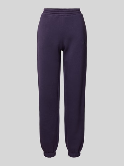 Review Sweatpants mit Label-Print Purple 1