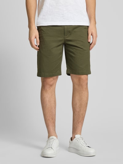 Tommy Hilfiger Regular Fit Shorts mit Strukturmuster Modell 'HARLEM' Khaki 4