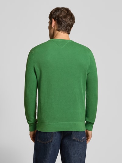 Tommy Hilfiger sweter z czystej bawełny o kroju regular fit Zielony 5