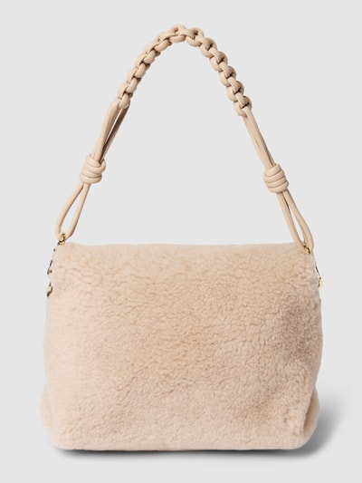 Abro Crossbody Bag aus echtem Lammfell Modell 'POPPY' Beige 4