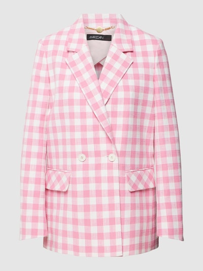 Marc Cain Blazer met ruitjesmotief Roze - 2