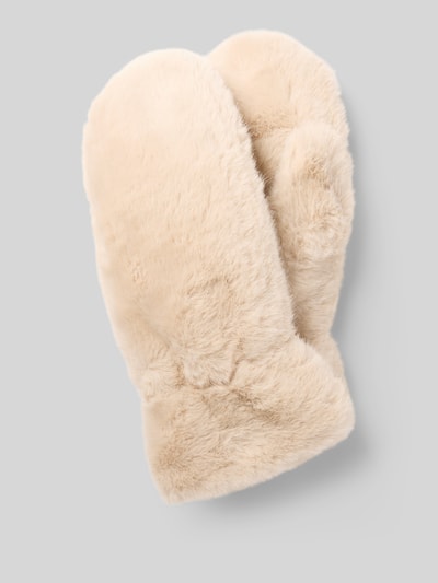 B.Young Handschuhe aus Kunstfell Modell 'Wolfie' Beige 1