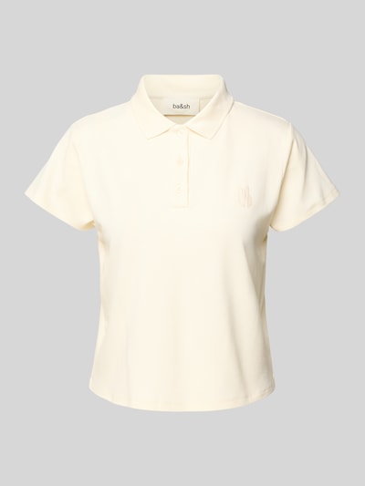 Bash Poloshirt met korte knoopsluiting Ecru - 1