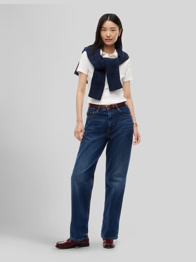 Tommy Hilfiger Poloshirt van wolmix met zijdegehalte Offwhite - 1