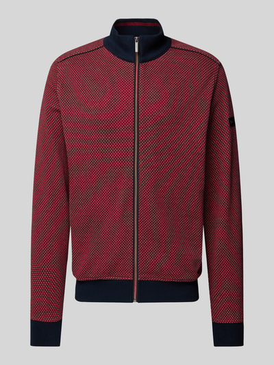 bugatti Sweatjacke mit Reißverschluss Rot 2