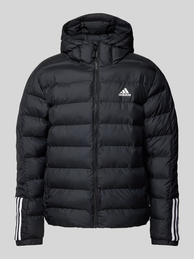 ADIDAS SPORTSWEAR Gewatteerd jack met labelprint, model 'ITAVIC' Zwart - 2