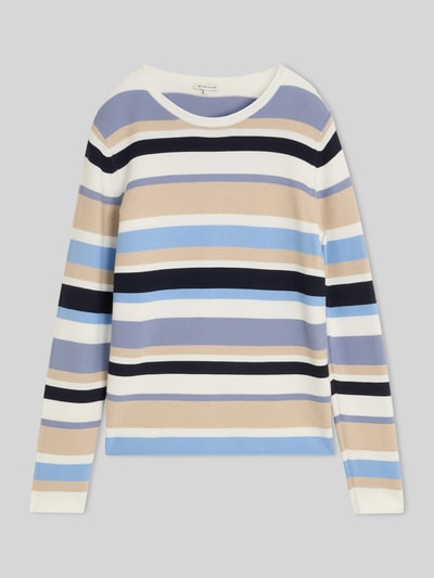 Tom Tailor Regular Fit Pullover mit gerippten Abschlüssen Bleu 2
