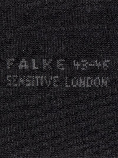 Falke Sokken van merinowolmix, model 'Sensitive London' Antraciet - 2