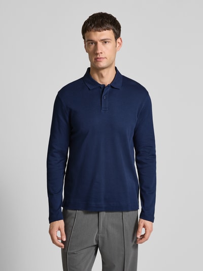 Christian Berg Men Regular Fit Poloshirt mit Knopfleiste Dunkelblau 4