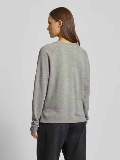 Marc O'Polo Denim Regular Fit Sweatshirt aus reiner Baumwolle Hellgrau Melange 5