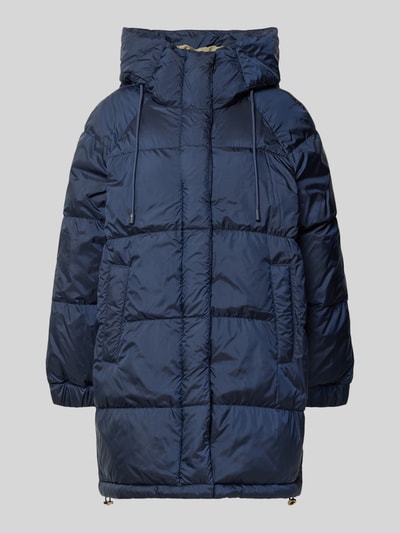 Weekend Max Mara Płaszcz pikowany o kroju regular fit z kapturem model ‘ANFORA’ Granatowy 2