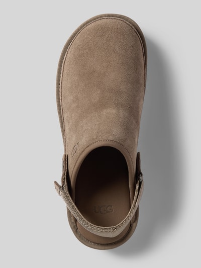 UGG Instappers met enkelband, model 'GOLDENCOAST CLOG II' Taupe - 3