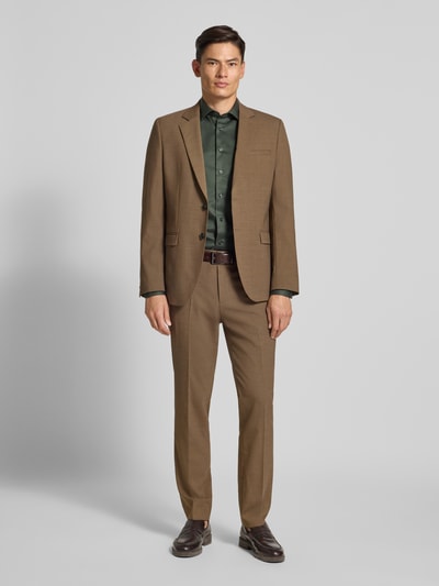 OLYMP SIGNATURE SLIM FIT Slim Fit Businesshemd mit Kentkragen Oliv 1