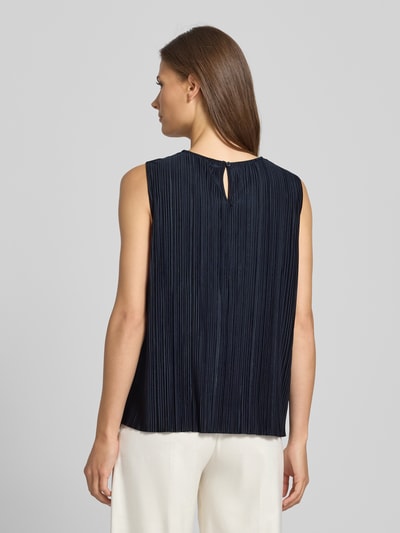 Samsøe Samsøe Top bluzkowy z okrągłym dekoltem Granatowy 5